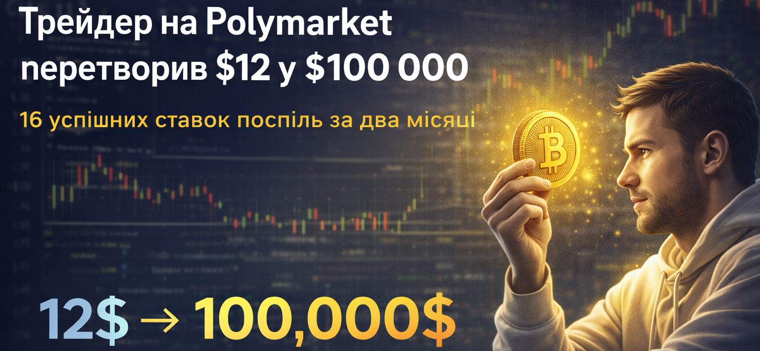 Як трейдер на Polymarket перетворив $12 у $100 000: детальний розбір кейсу Ascetic