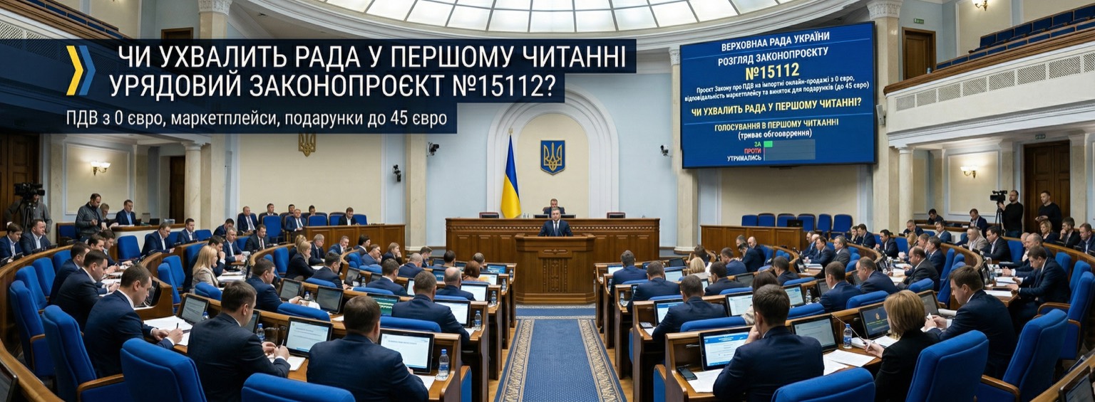 Ілюстрація до матеріалу про законопроєкт №15112 та ПДВ на міжнародні посилки
